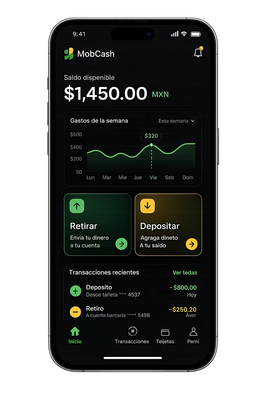 Verificación de identidad en la app MobCash